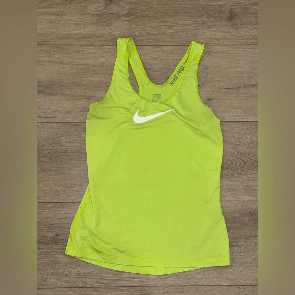 Nike Women's Bright Green Tank Top